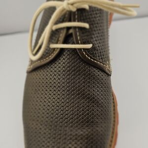 PIKOLINOS Brown Woven Leather Derbys